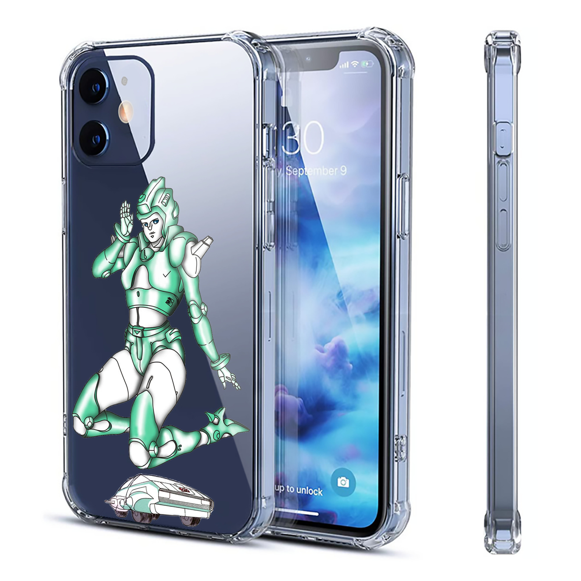（画像用）  【iPhone 12シリーズ対応】透明スマホケース（クリアソフトケース）
